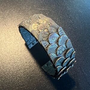 Steampunk Cuff Bracelet-Adjustable